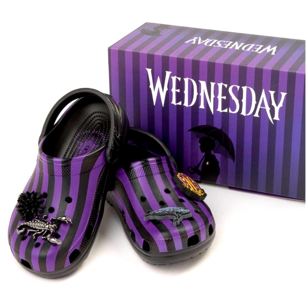 Crocs X Limited Edition Wednesday Nevermore